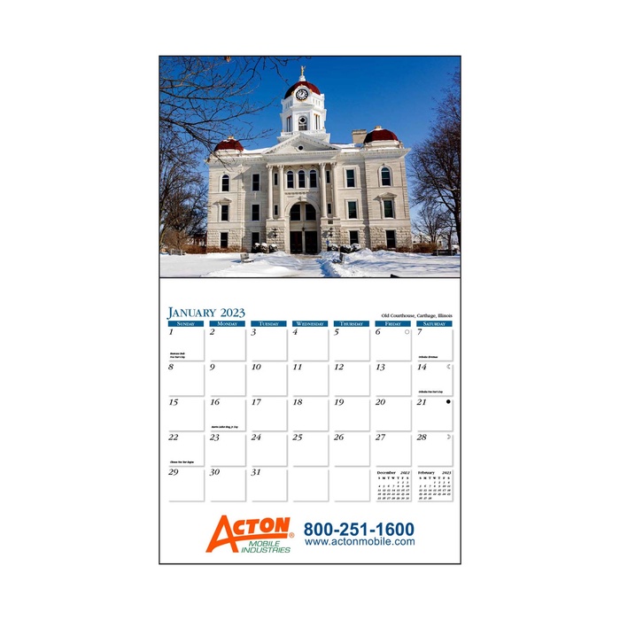 Journey Through America Custom Wall Calendar