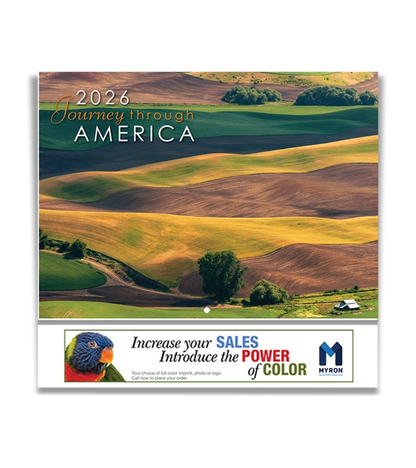 Journey Through America Custom Wall Calendar 2026