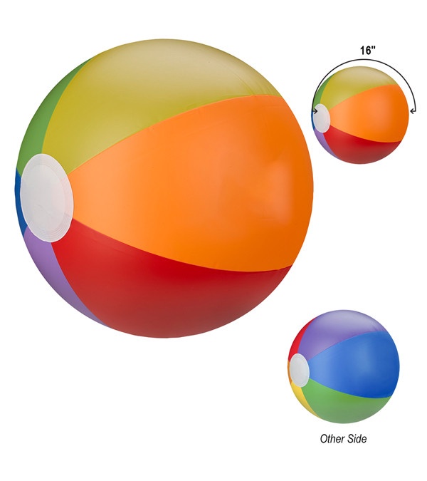16&quot; Rainbow Beach Ball