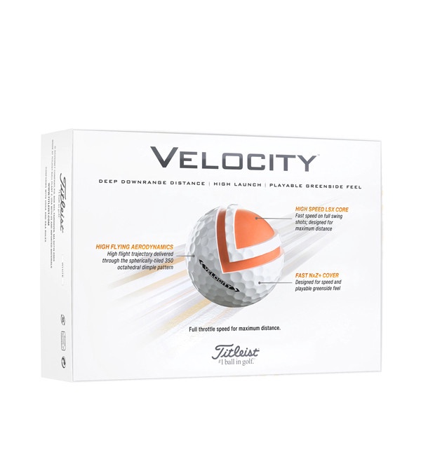 Titleist® Velocity Golf Ball - Std Serv
