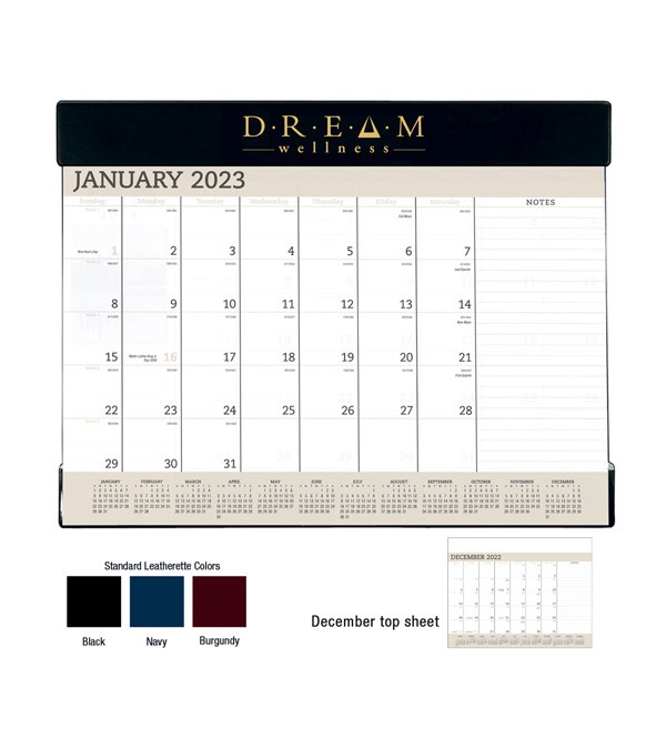 Vinyl Desk Pad 17H x 23W