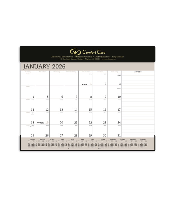 Vinyl Desk Pad 17H x 23W 2026
