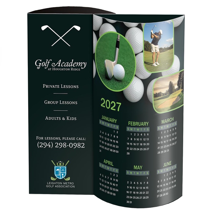 Golf Wave Desk Calendar