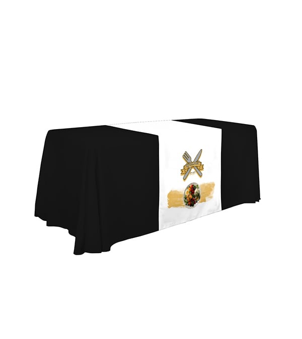 28" LazerLine Table Runner Full-Color Front Only
