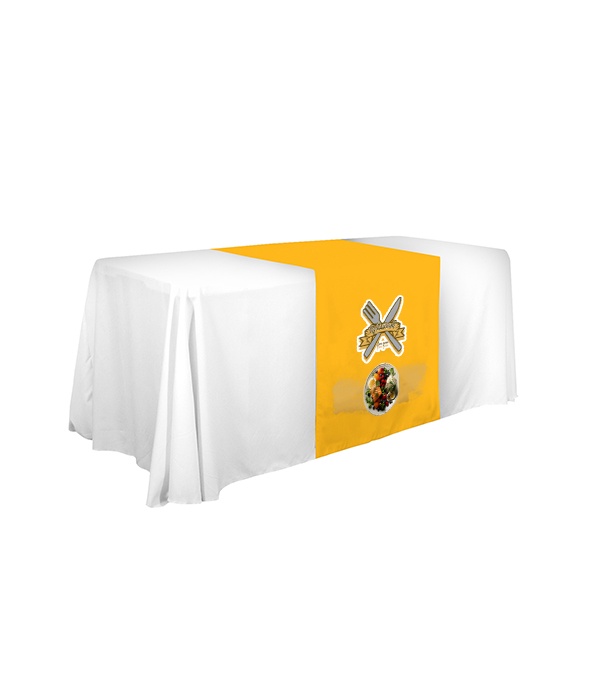 28" LazerLine Table Runner Full-Color Front Only