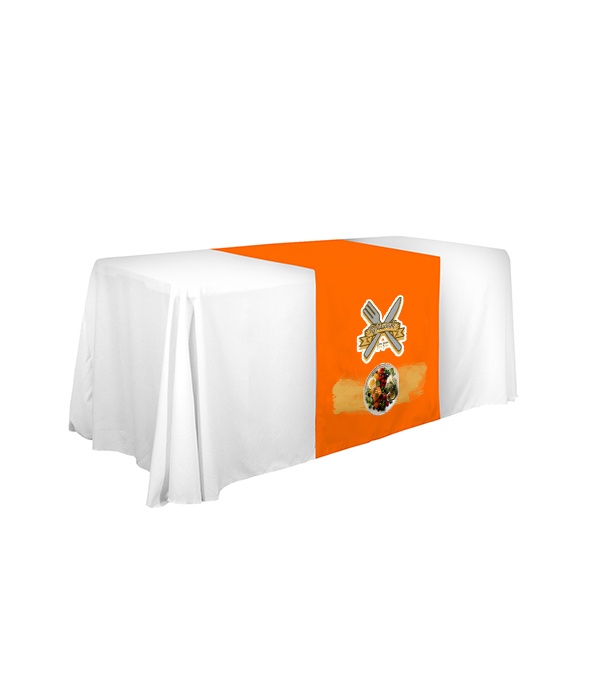 28" LazerLine Table Runner Full-Color Front Only