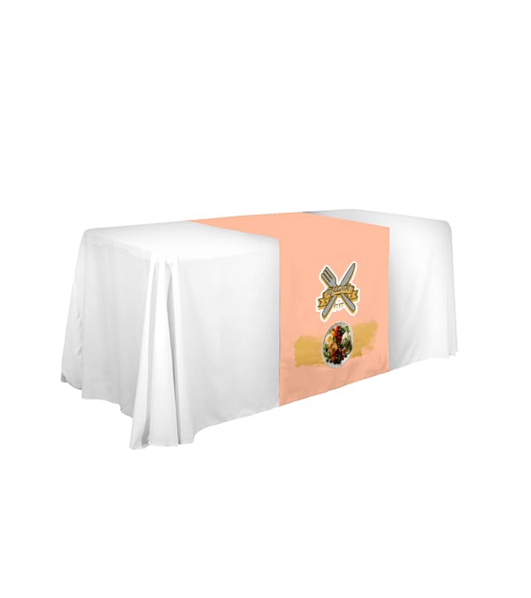 28" LazerLine Table Runner Full-Color Front Only