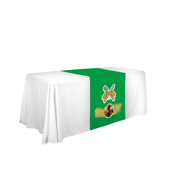 28" LazerLine Table Runner Full-Color Front Only