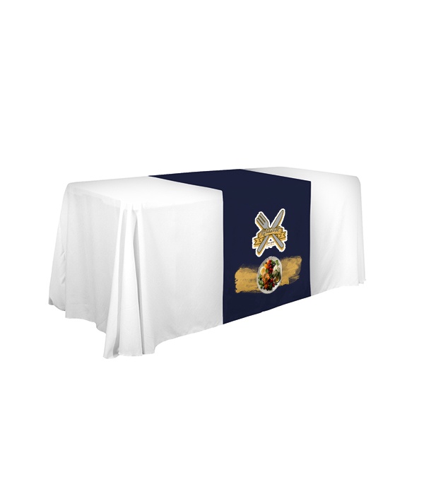 28" LazerLine Table Runner Full-Color Front Only