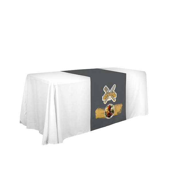 28" LazerLine Table Runner Full-Color Front Only