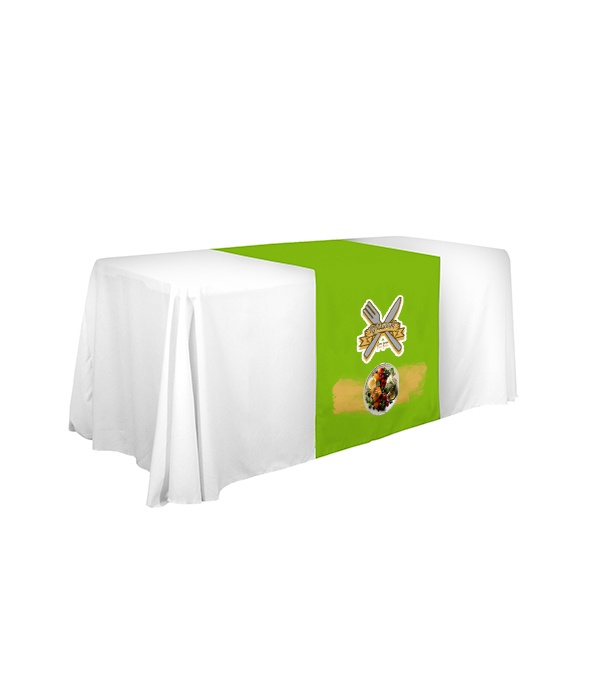 28" LazerLine Table Runner Full-Color Front Only