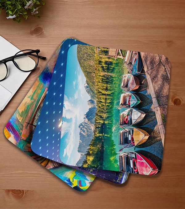Large Full Color Rectangular Mouse Pads