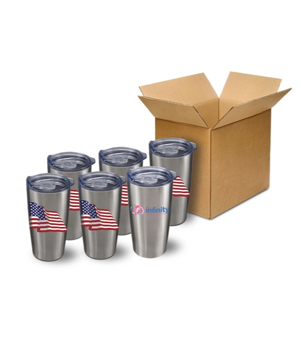 Patriotic 6 Pack 20 oz. Himalayan Tumbler