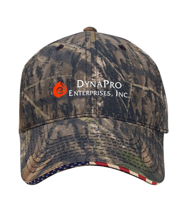 Camo Patriotic Cap - Embroidered