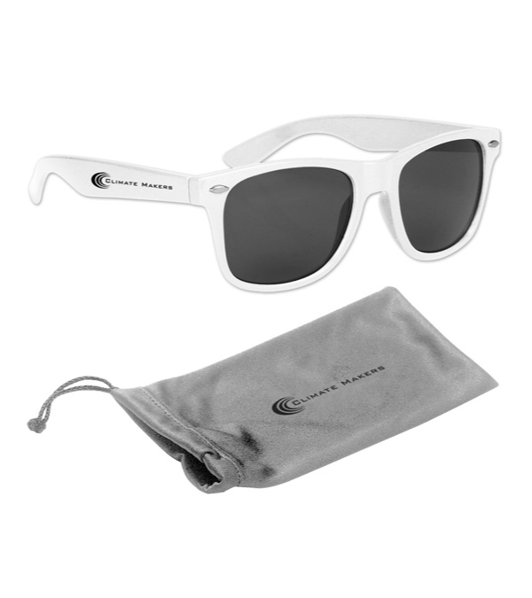 Malibu Sunglasses with Silver Microfiber Pouch