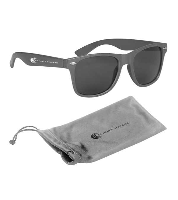 Malibu Sunglasses with Silver Microfiber Pouch