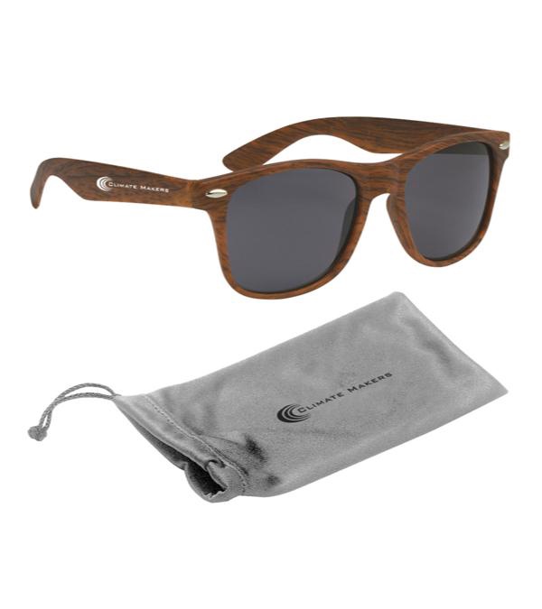 Malibu Sunglasses with Silver Microfiber Pouch