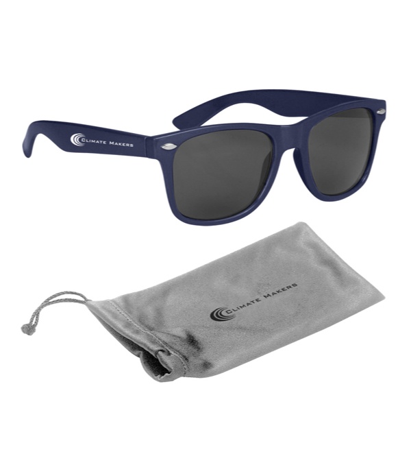 Malibu Sunglasses with Silver Microfiber Pouch