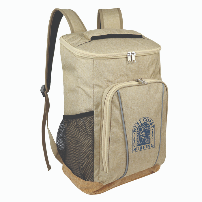 Sustainable Cork & RPET Backpack Cooler