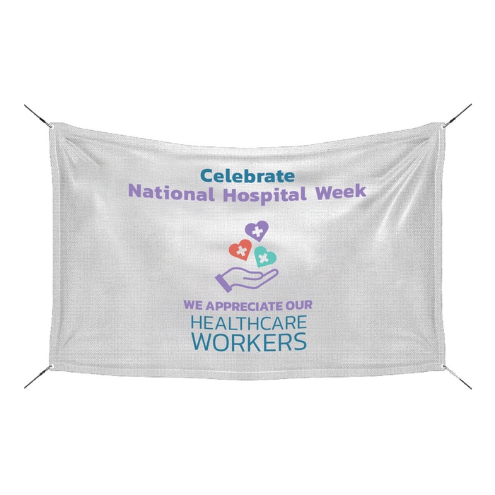 National Hospital Week 5' x 3' Banner