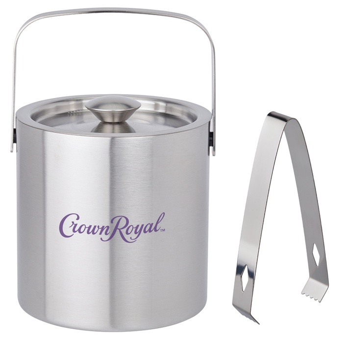 1.3 L Double Walled Stainless Steel Ice Bucket
