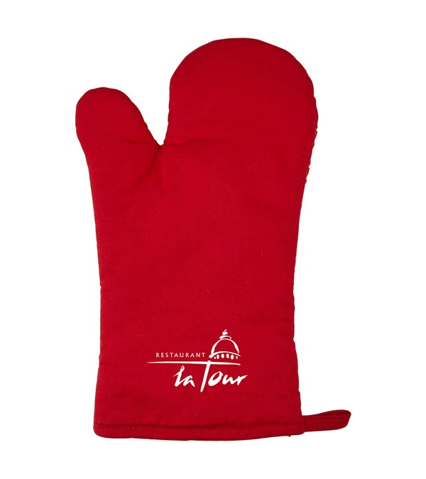 Silicone Striped Oven Mitt