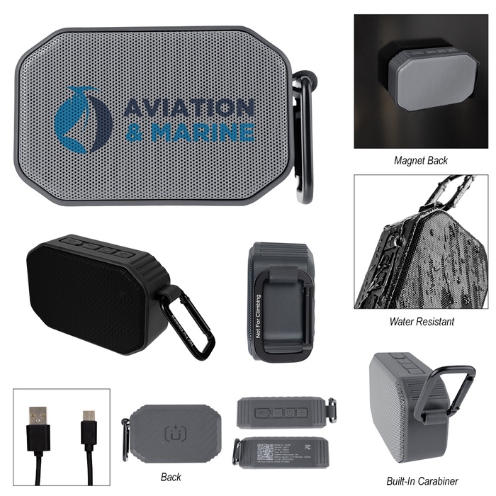 Mini Magnet Speaker With Carabiner