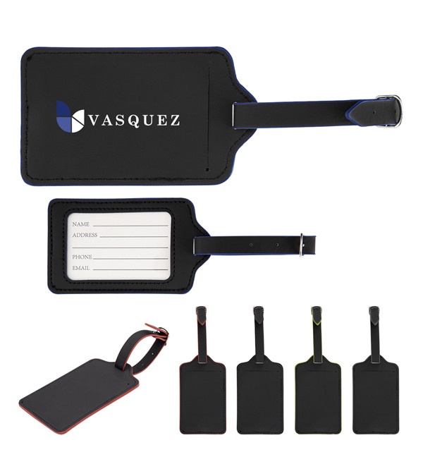 Recycled Leatherette Luggage Tag