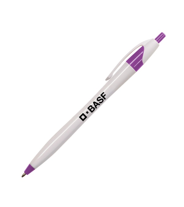 Slimster White Promotional Pen
