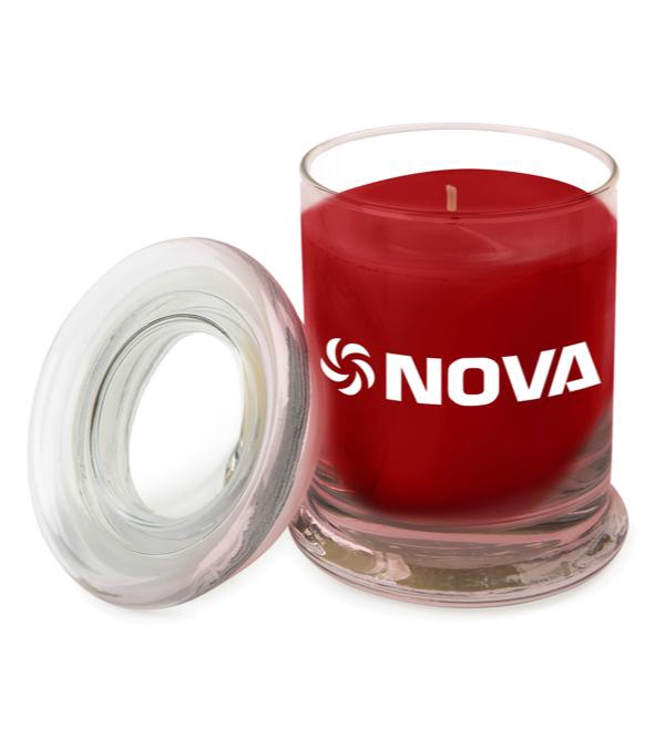Aromatherapy Candle 12 oz. Jar with Glass Lid