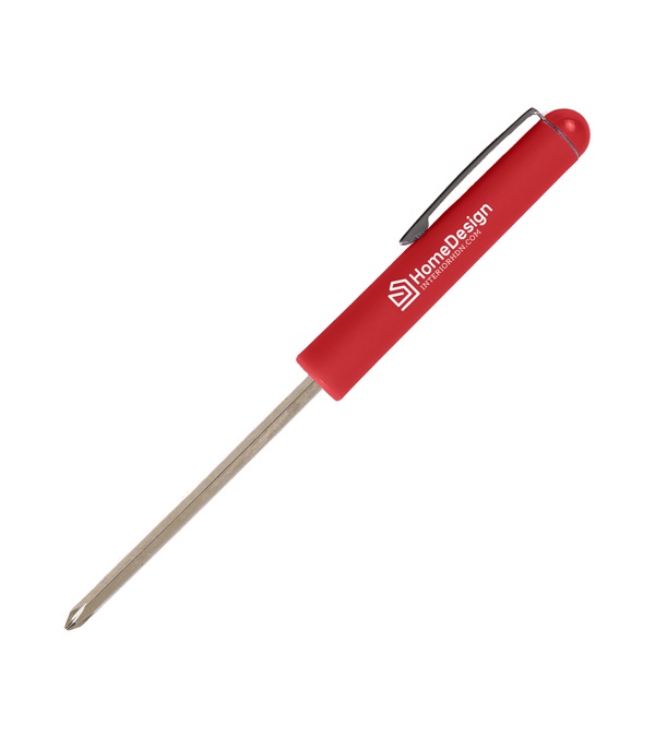 Dual Pocket Screwdriver With Reversible Blade