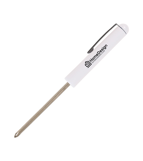 Dual Pocket Screwdriver With Reversible Blade