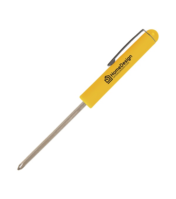 Dual Pocket Screwdriver With Reversible Blade