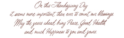 Autumn Harvest Thanksgiving Cards
