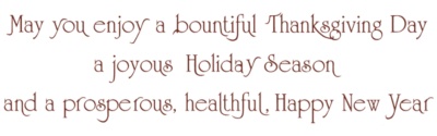 Autumn Harvest Thanksgiving Cards