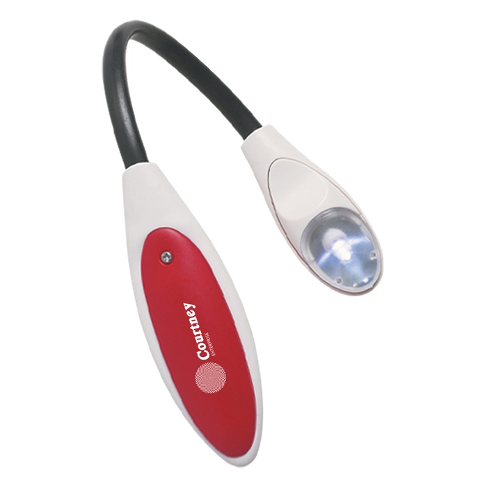 Bendable Book Reading Light with Logo