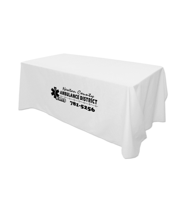 6' Flat 4 Sided Table Cover