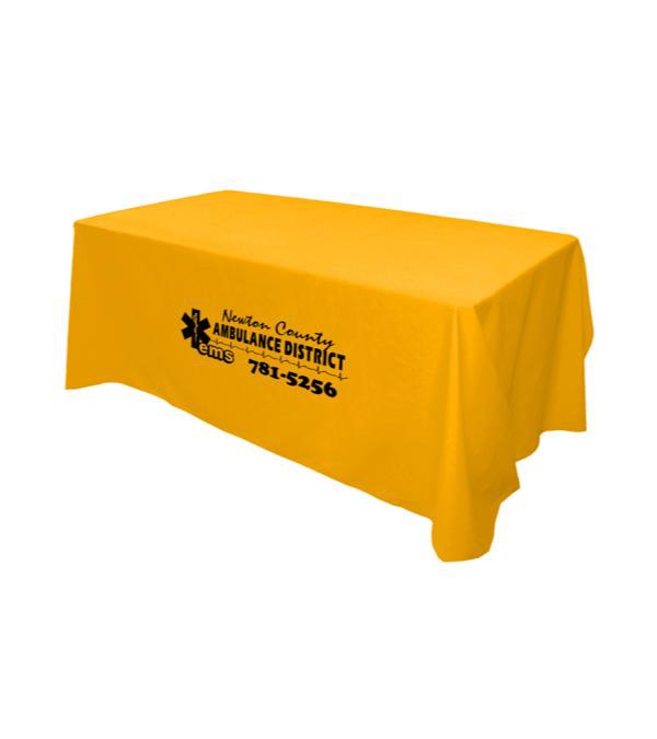 6' Flat 4 Sided Table Cover