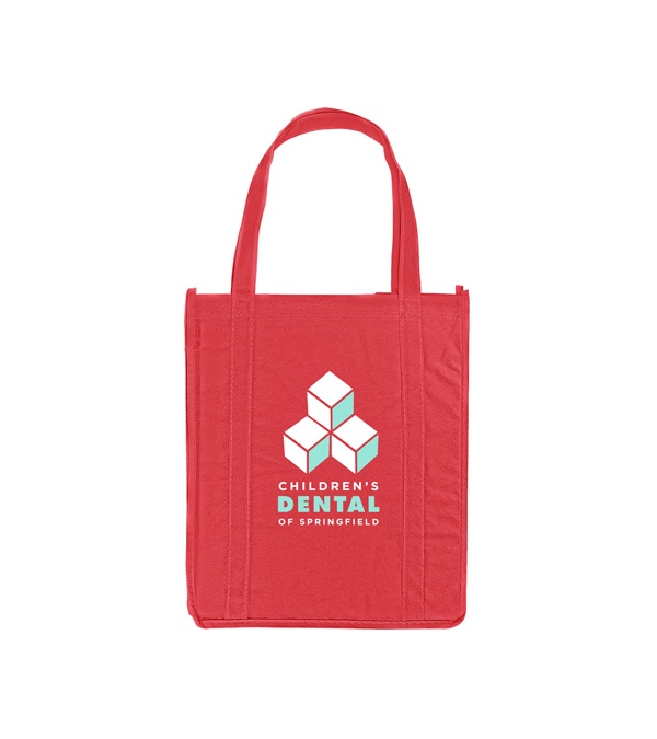 Atlas Non-Woven Grocery Tote - Full Color Imprint