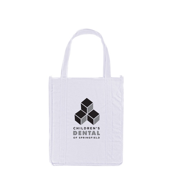 Atlas Non-Woven Grocery Tote - Full Color Imprint