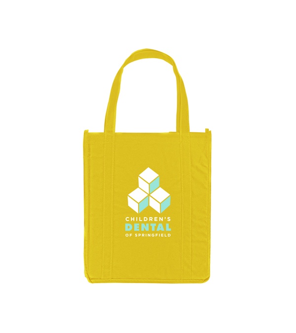 Atlas Non-Woven Grocery Tote - Full Color Imprint