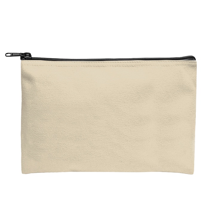 Recycled Canvas Zippered Pouch