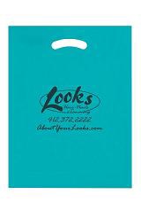 Promotional Plastic Die Cut Bag - 12" x 15" x 3"