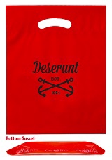 Reusable Fold-Over Reinforced Custom Die Cut Bag 9 x 12 x 2
