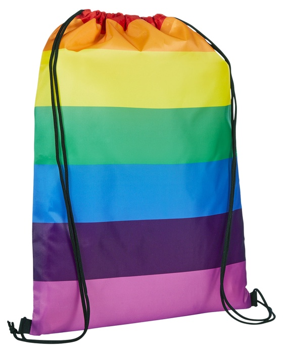 Pride Rainbow Drawstring Bag