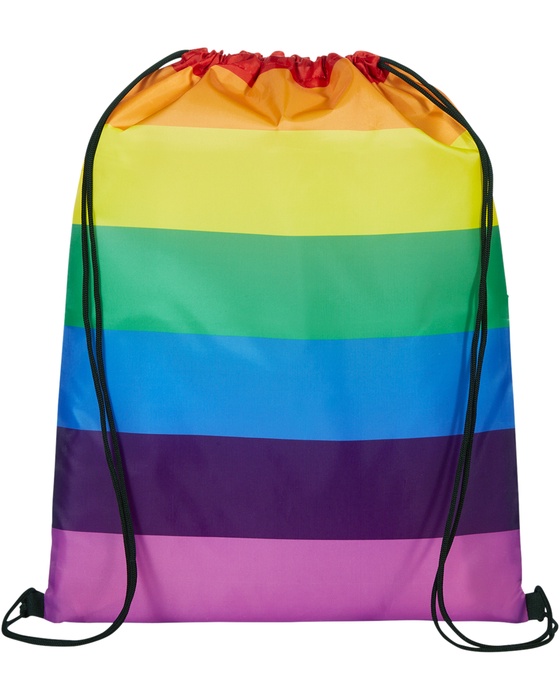 Pride Rainbow Drawstring Bag