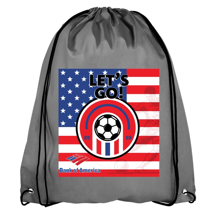 Soccer Drawstring Backpack - Full Color