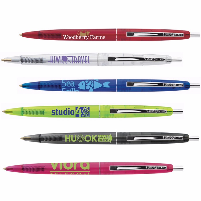 Bic Clear Clic Promotional Pens