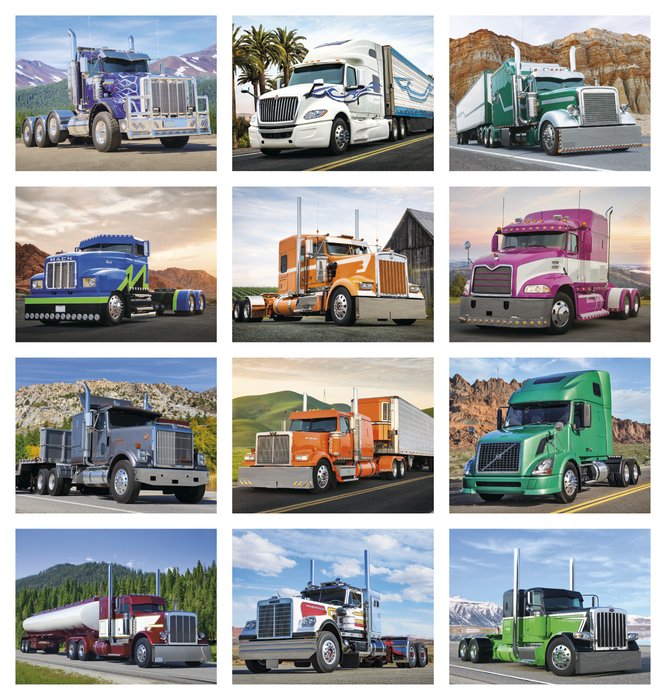 Big Rigs 2026 Promotional Wall Calendars