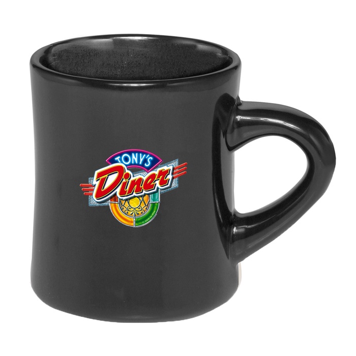 Custom Ceramic 12 oz. Diner Mugs